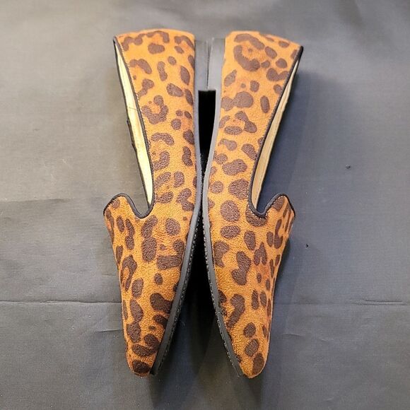 BRAND NEW OLIVIA&KATE NEW YORK LEOPARD PRINT WOMENS POINTED TOE LOAFERS SHOE - Picture 11 of 15